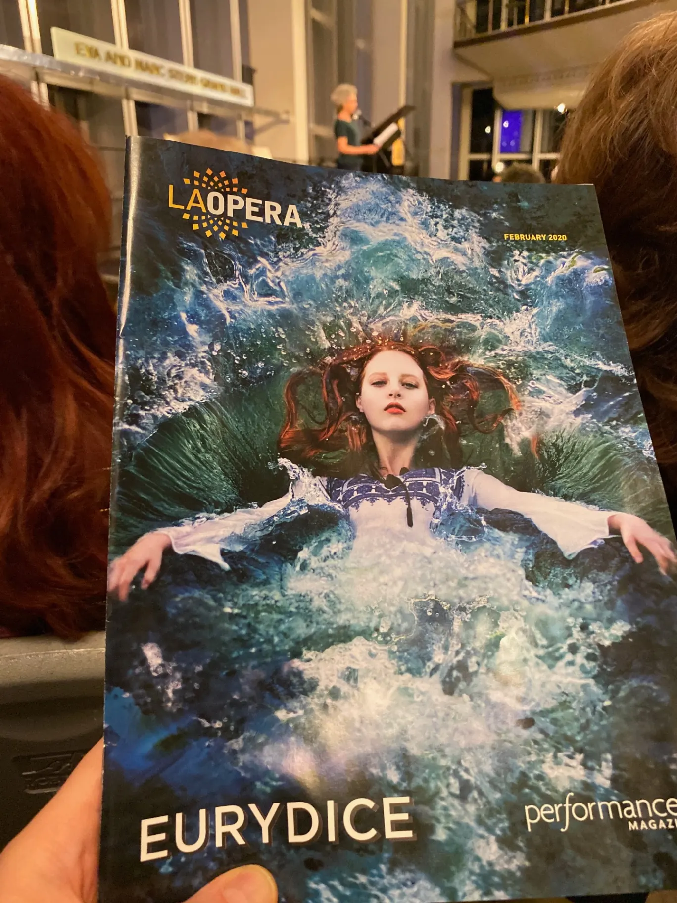 LA Opera Performances magazine for Eurydice, February 2020